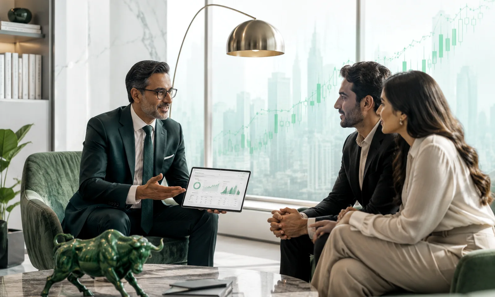 Professional financial services team